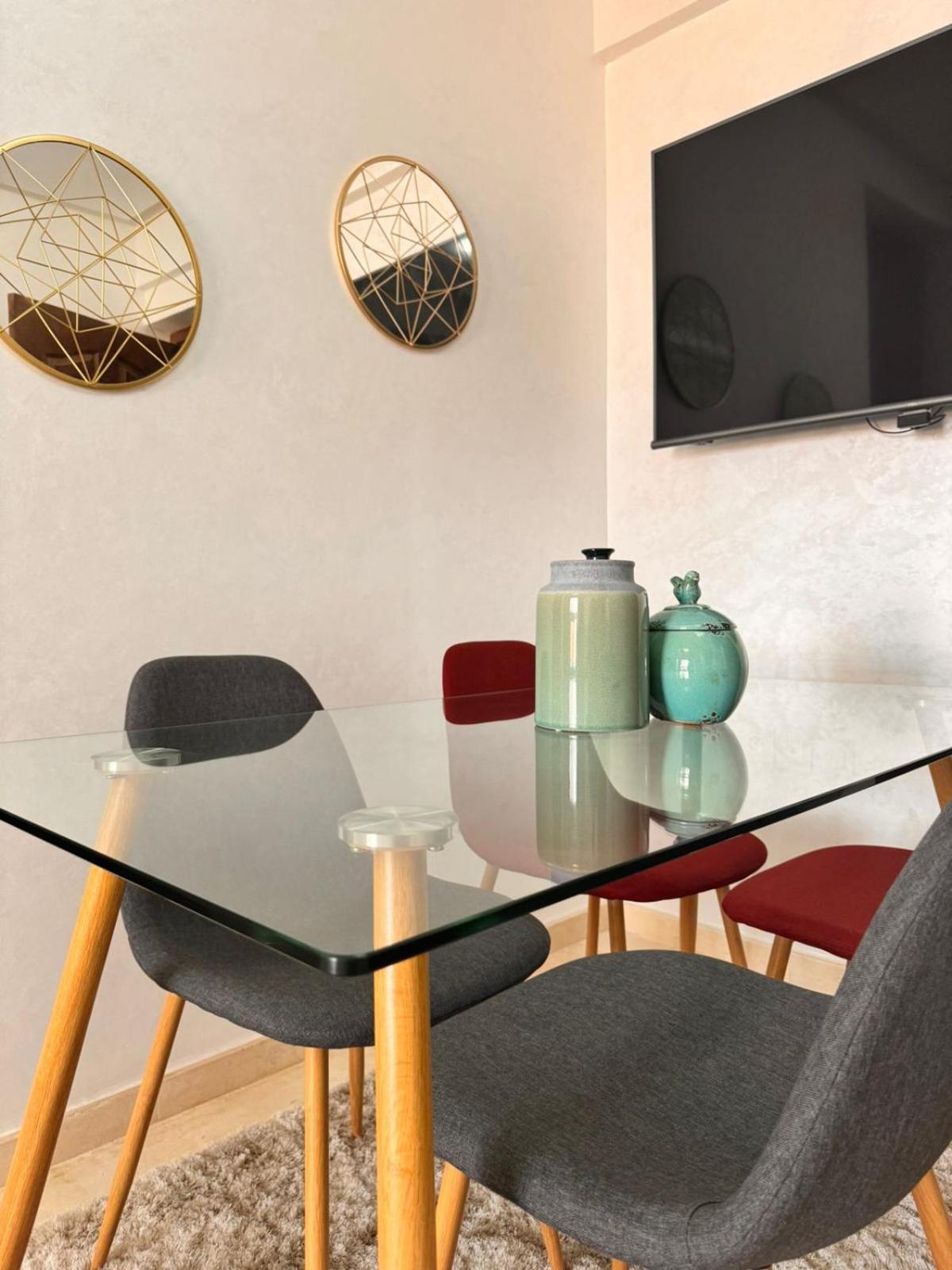 Appartement Malak - Residence Avec Piscine, Wifi, Gardien H24 Marraquexe Exterior foto